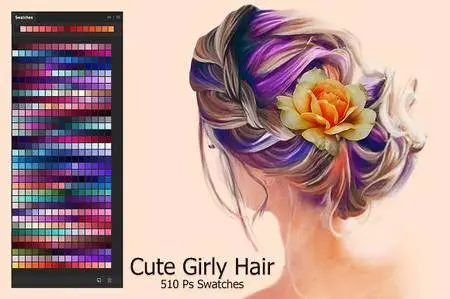 Cute Girly Hair Swatches 2874579