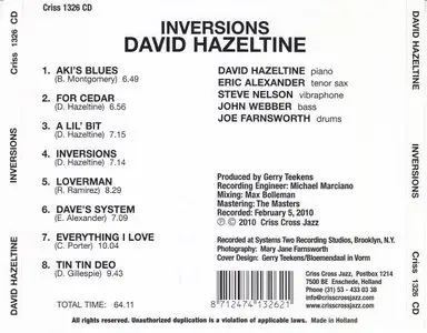 David Hazeltine - Inversions (2010) {Criss Cross}