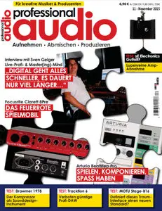 Professional Audio Magazin November No 11 2015