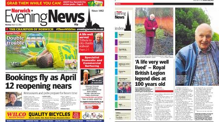Norwich Evening News – March 22, 2021