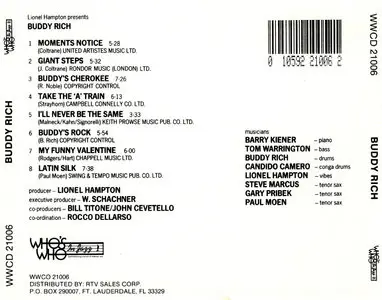 Buddy Rich – Lionel Hampton Presents Buddy Rich (1977) (Who’s Who In Jazz)
