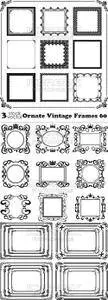 Vectors - Ornate Vintage Frames 60