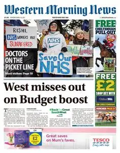 Western Morning News Devon – 16 March 2023