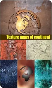 Texture maps of continent