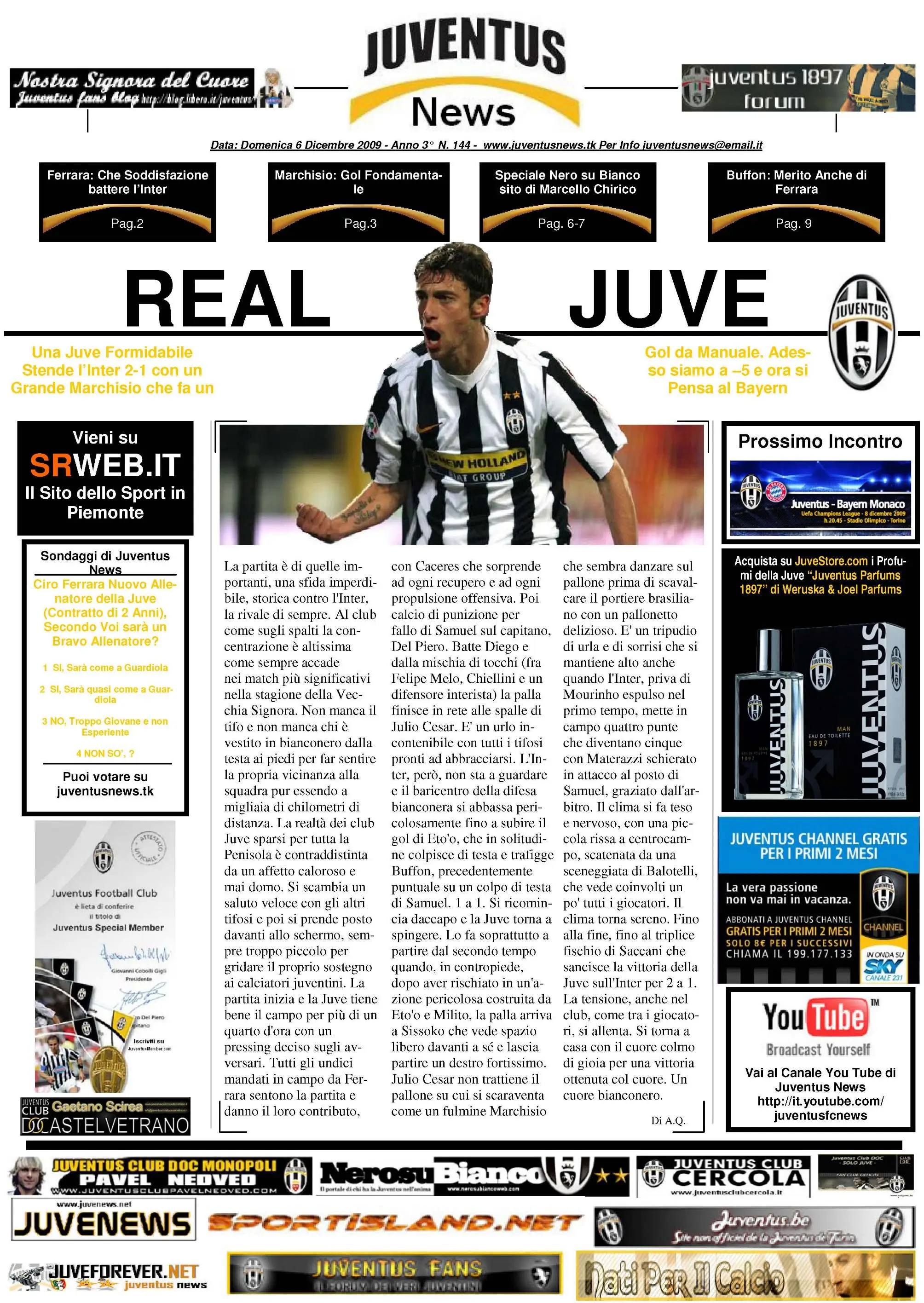 Juventus News 06.12.2009