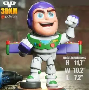 Buzz Lightyear Chibi  3D Print Model