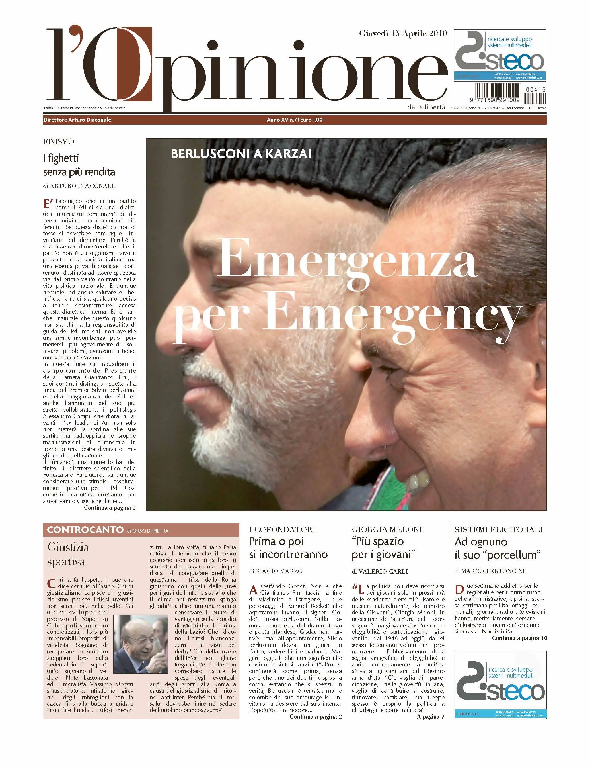 L'Opinione 15.04.2010