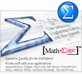 MathMagic Pro Edition For Adobe InDesign 4.91.7 \ QuarkXpress 4.91.7