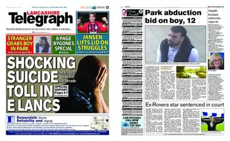 Lancashire Telegraph (Blackburn, Darwen, Hyndburn, Ribble Valley) – September 10, 2019