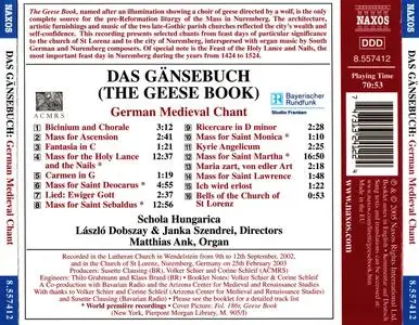 Schola Hungarica & Matthias Ank - Das Gänsebuch: German Medieval Chant (2005) {Naxos 8.557412}
