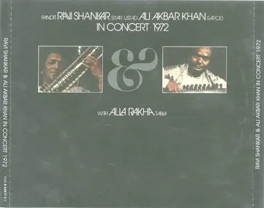 Ravi Shankar & Ali Akbar Khan - In Concert 1972 (2CD) (1972)