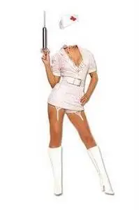 Sexy Nurse Template for Photoshop