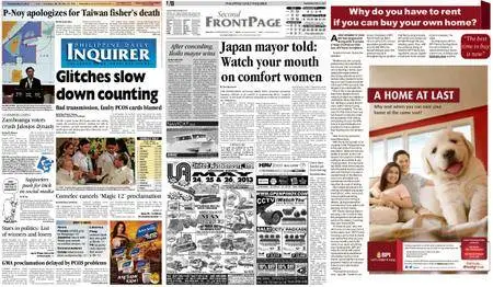 Philippine Daily Inquirer – May 16, 2013
