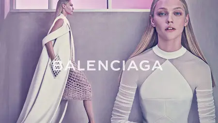 Sasha Pivovarova by Steven Klein for Balenciaga Spring/Summer 2015 Campaign