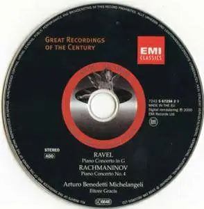 Arturo Benedetti Michelangeli - Ravel & Rachmaninov: Piano Concertos (1958/2000) {EMI}