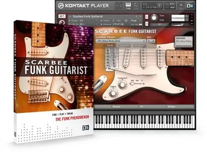 Native Instruments Scarbee Funk Guitarist KONTAKT DVDR (repost)