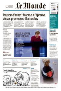 Le Monde Mercredi 31 Octobre 2018