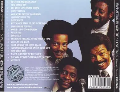 The Manhattans - Black Tie (1981) & Love Talk (1979) [2010, Remastered Reissue]