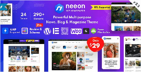 Neeon v2.7 - WordPress News Magazine Theme NULLED