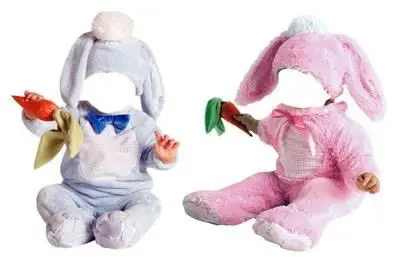Bunnies - Template for Photoshop