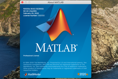 MathWorks MATLAB R2020a v9.8.0.1323502 macOS