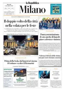 la Repubblica Milano - 6 Dicembre 2022