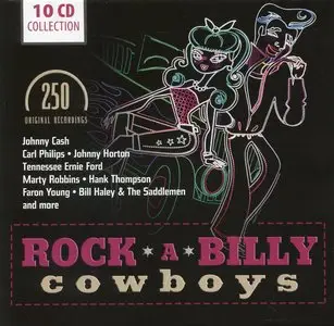 VA - Rock-A-Billy Cowboys 10 CD Box Set (2012)