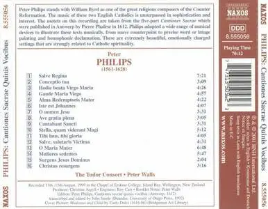 The Tudor Consort, Peter Walls - Peter Philips: Cantiones Sacrae Quinis Vocibus (2001)