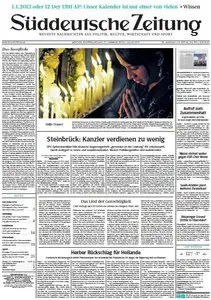Süddeutsche Zeitung vom Montag/Dienstag, 31./01. Dezember/Januar 2012/2013