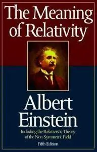 The Meaning of Relativity Ed 5