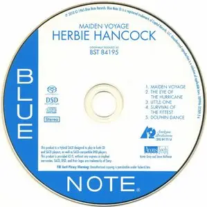 Herbie Hancock - Maiden Voyage (1965) {2010 Analogue Productions Remaster} [repost]