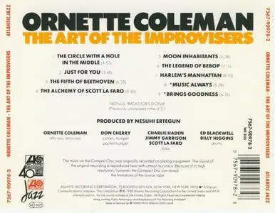 Ornette Coleman - The Art Of The Improvisers (1970) {Atlantic Jazz}