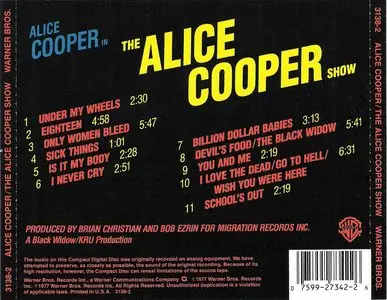 Alice Cooper - The Alice Cooper Show (1977)  {1990 Warner Bros.} **[RE-UP]**