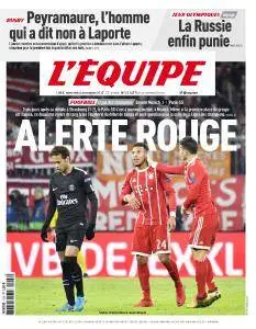 L'equipe du Mercredi 6 Décembre 2017