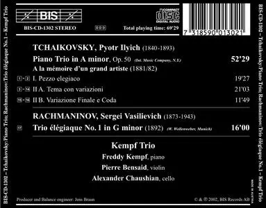 Kempf Trio - Tchaikovsky: Piano Trio in A minor, Op.50; Rachmaninov: Trio elegiaque No.1 in G minor (2002)