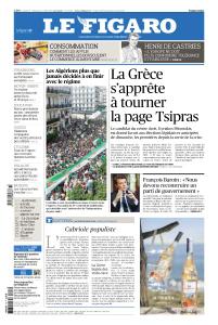 Le Figaro du Samedi 6 et Dimanche 7 Juillet 2019