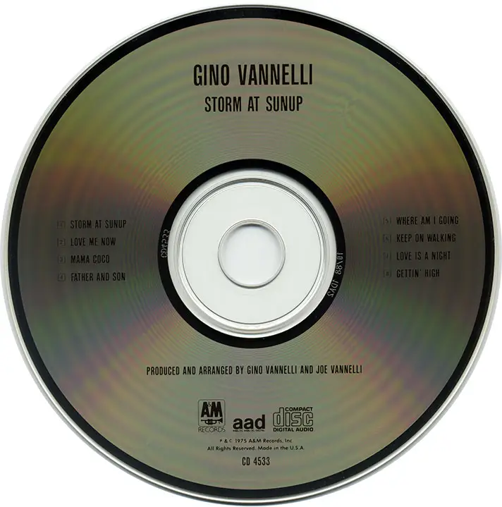 Gino Vannelli - Albums Collection 1974-1987 (7CD) Non-Remastered ...