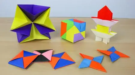 Origami Basics: Learn to Fold 5 Modular Origamis