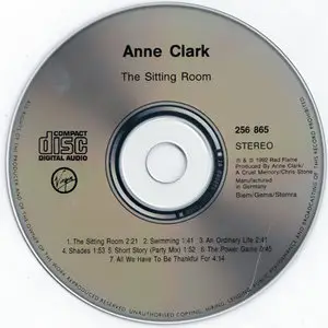 Anne Clark - The Sitting Room (Virgin 256 865) (GER 1992, 1982)
