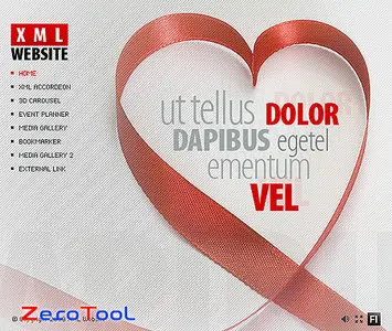 FlashMint 2628 rip XML media portfolio flash template