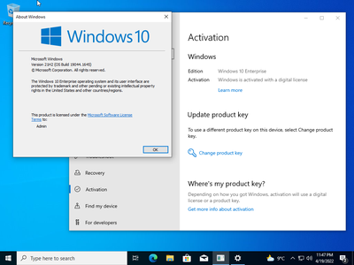 Windows 10 Enterprise 21H2 Build 19044.1645 (x64) With Office 2021 Pro Plus Preactivated Multilingual