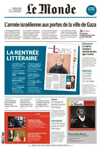 Le Monde du Vendredi 22 Août 2025
