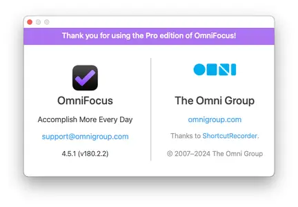 OmniFocus Pro 4.5.1 Multilingual macOS