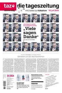 taz die tageszeitung - 10 Juli 2025