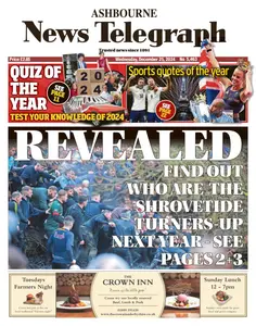 Ashbourne News Telegraph - 25 December 2024