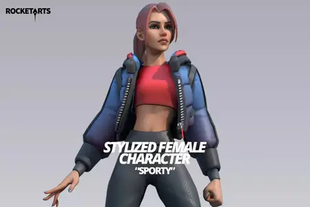 Unity Asset - Stylized Modular Character (Female) v1.0