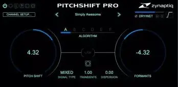 Zynaptiq PITCHSHIFT PRO v1.2.0