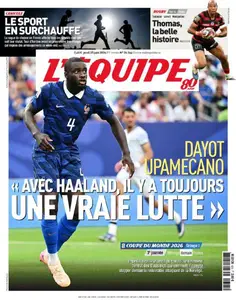 L’equipe du Jeudi 25 Juin 2026