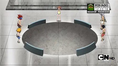 Beyblade Metal Fusion (2009 S02E17 We Meet Again! Wang Hu Zhong C W