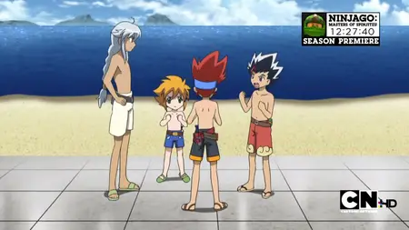 Beyblade Metal Fusion (2009 S02E17 We Meet Again! Wang Hu Zhong C W